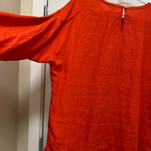 Eileen Fisher Linen top - Picture 4 of 9